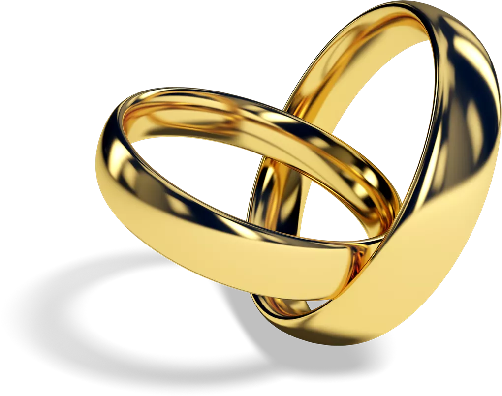 Gold wedding rings